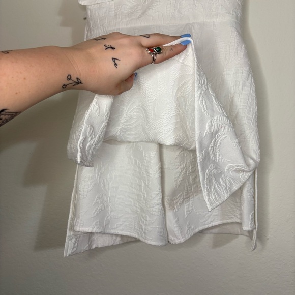 Lilly Pulitzer Pineapple Pucker Jacquard Kipton Romper One Shoulder - Picture 6 of 14